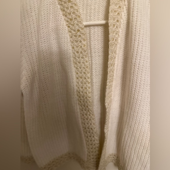 Vintage Dotty Mann white  cardigan - Picture 8 of 11